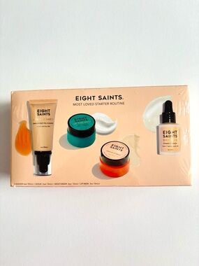 EIGHT SAINTS Starter Skincare Routine Set New 4 Pieces